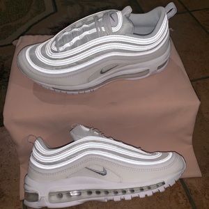 Nike Air Max 97 “Triple White” Running Shoes